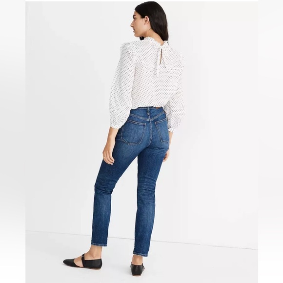 Madewell Sz 27 The High-Rise Slim Boyjean - Picture 2 of 6